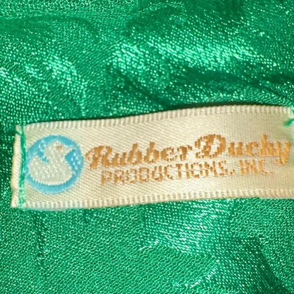 Rubber Ducky Emerald Green Dress Sleeveless Midi S Floral Pattern Elegant Sexy - Picture 9 of 12